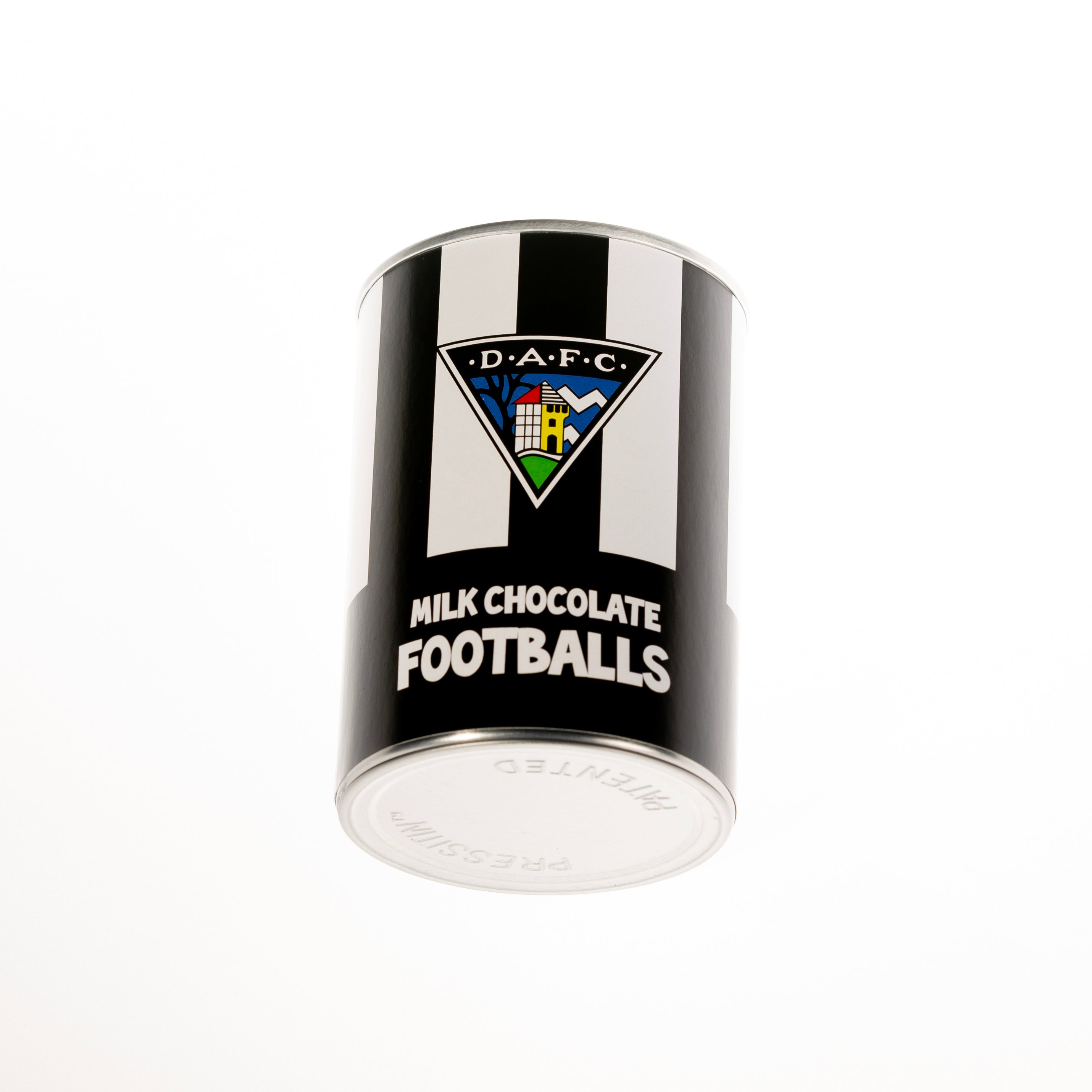 Milk Chocolate Football Tin
